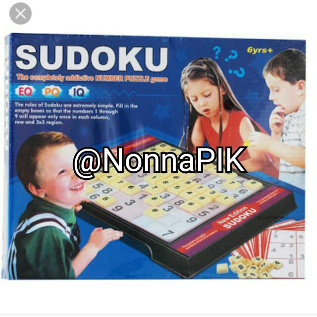 Mainan Edukasi SUDOKU [ ada 3 jenis box ]