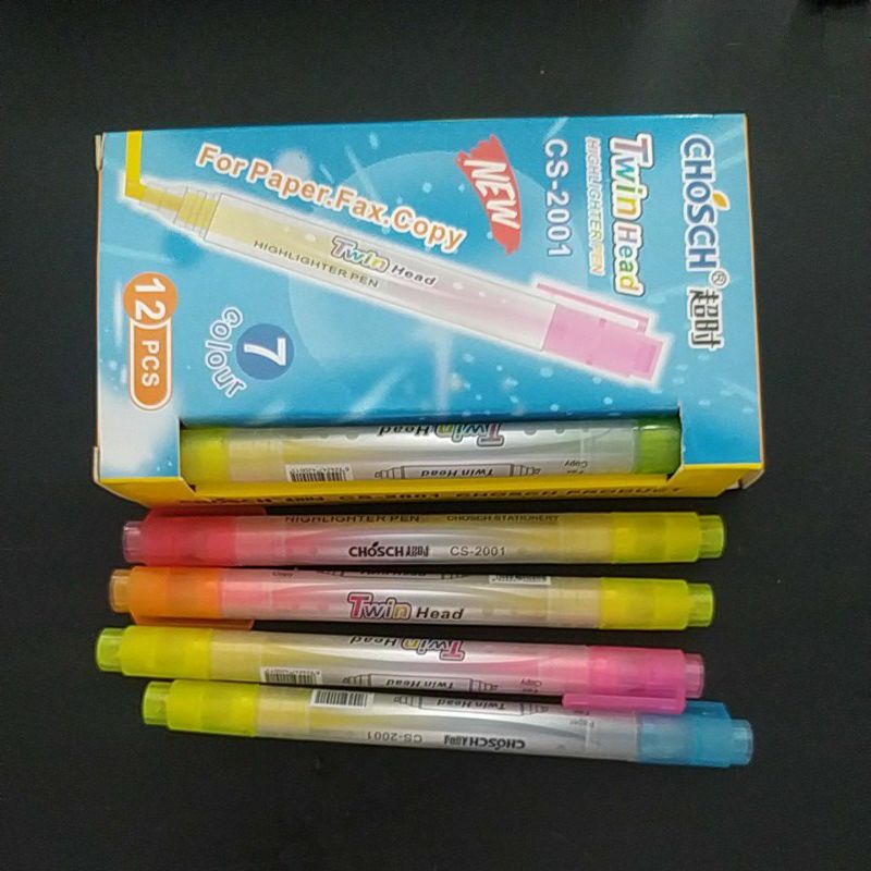 

Stabilo 2 warna isi 12