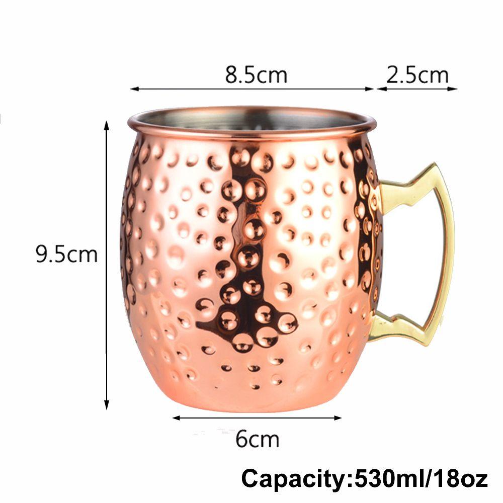 Solighter Moscow Mule Cup Bar Alat Cangkir Kopi Bir Wine Stainless Steel