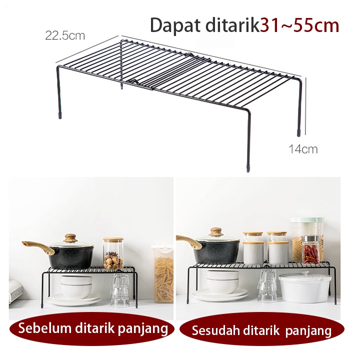 CY-0123 Rak Penyimpanan Peralatan Dapur Serbaguna