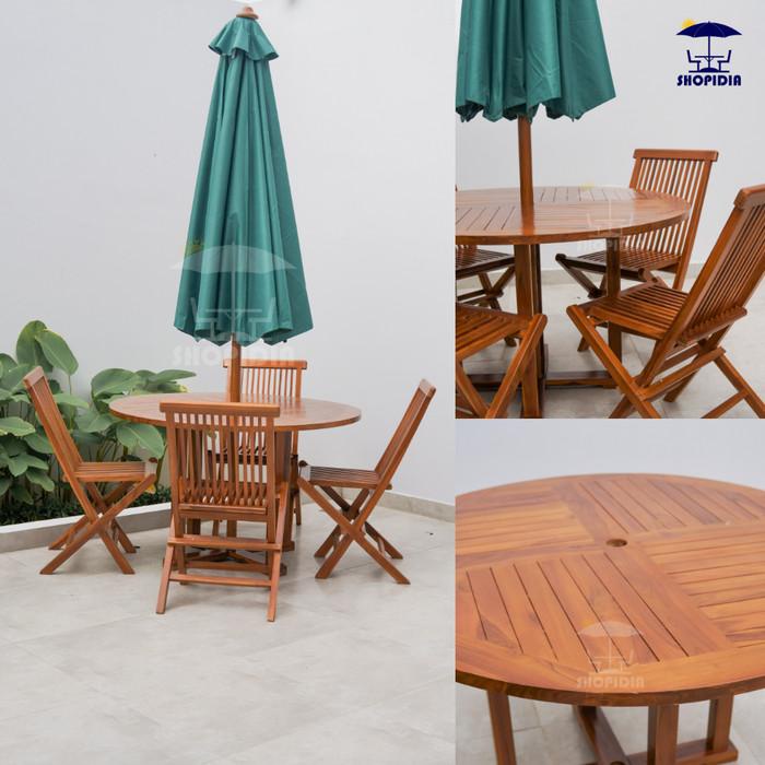 Meja & Kursi Jati Payung Taman
