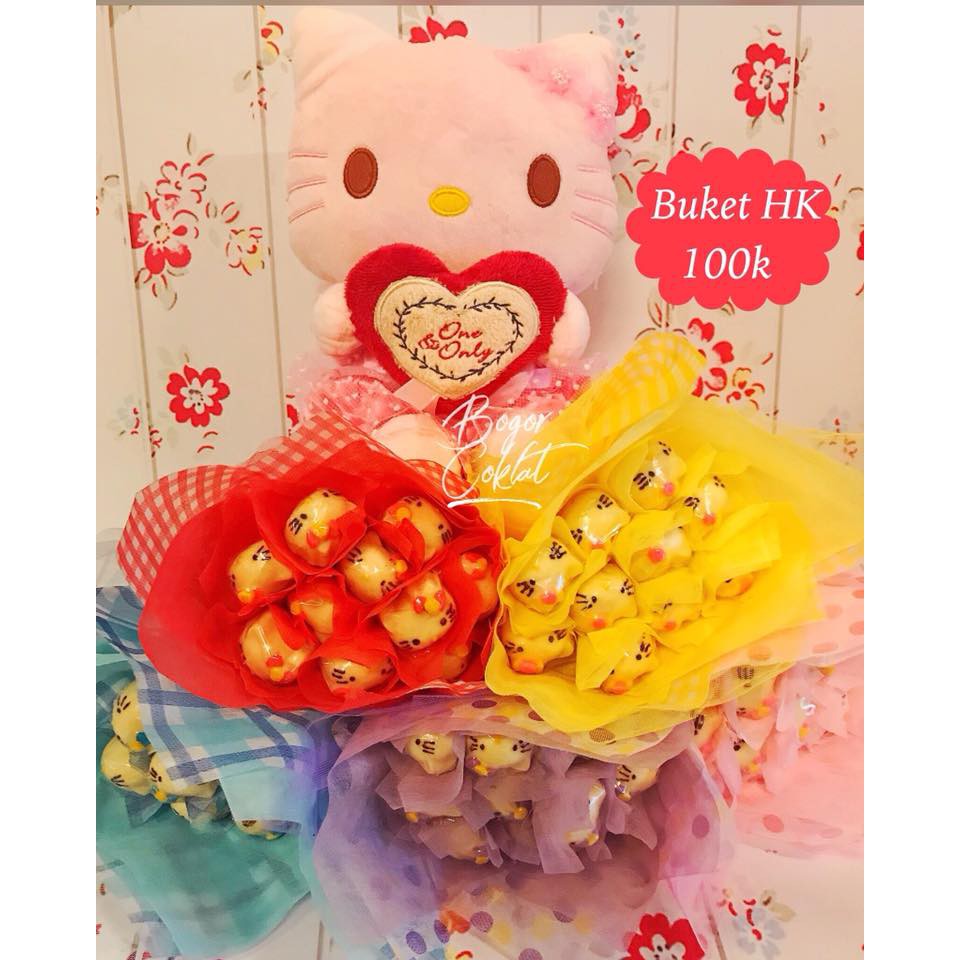 

Promo Spesial Buket Coklat Karakter Hellokitty 100ribu