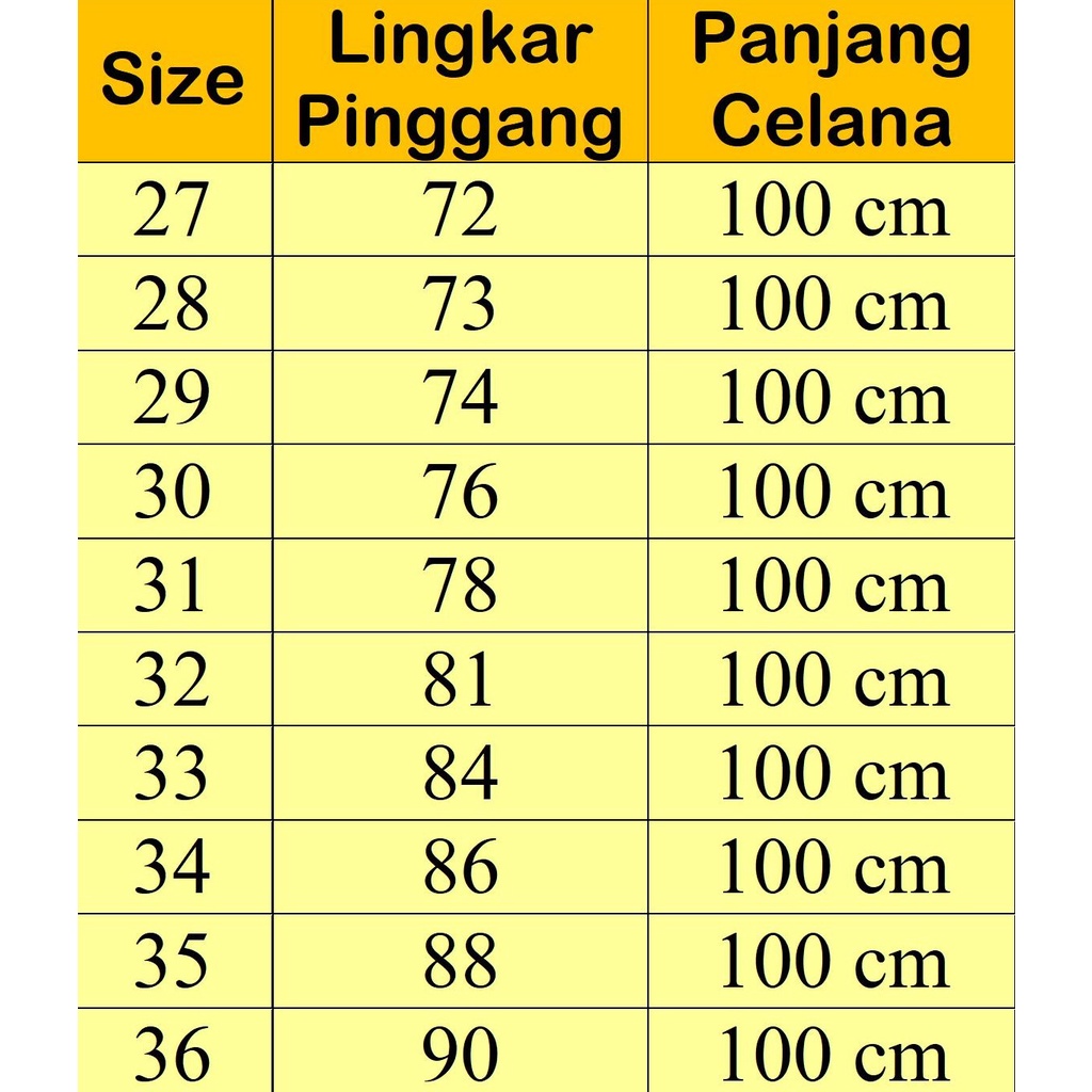 Lesta Langeng Celana Formal Pria Panjang Standard Bahan Kain Teflon Warna Hitam 27-36