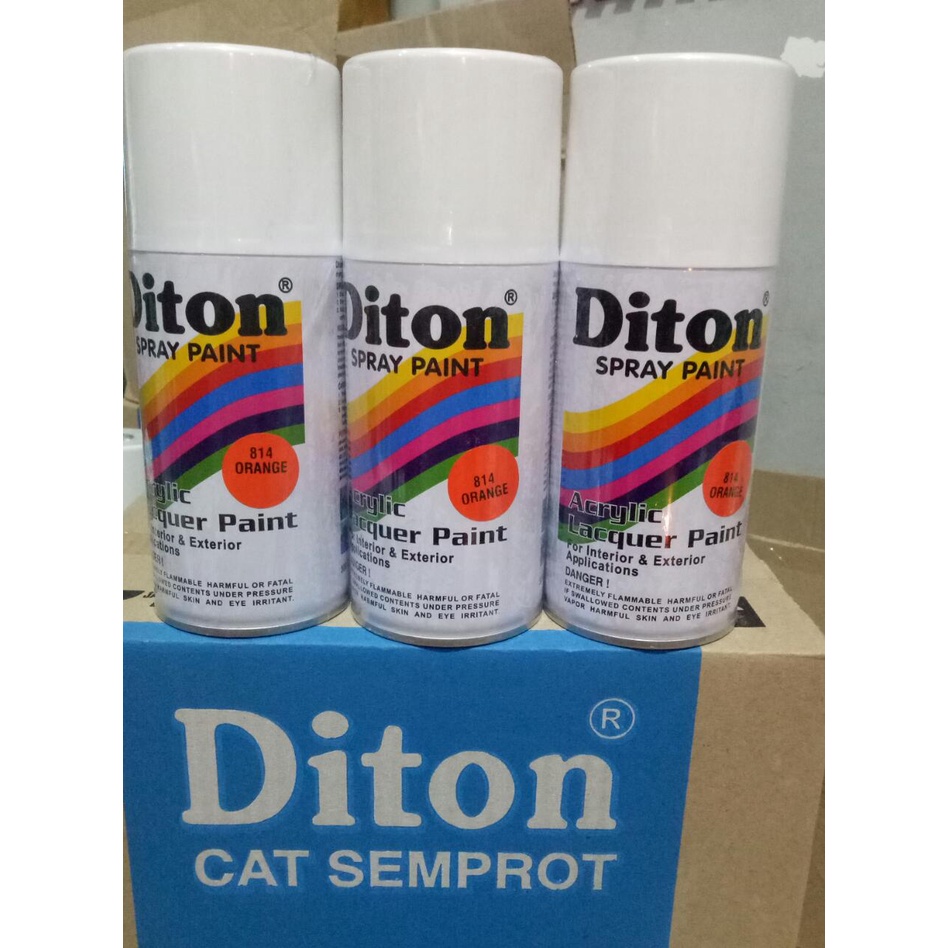 cat semprot pilok pilox diton orange 814 300cc oren 300cc