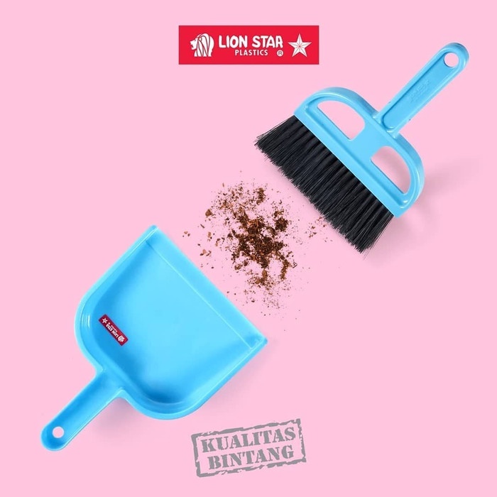 Sapu Pengki Mini BP 2 Mini Dustpan Set Lion Star