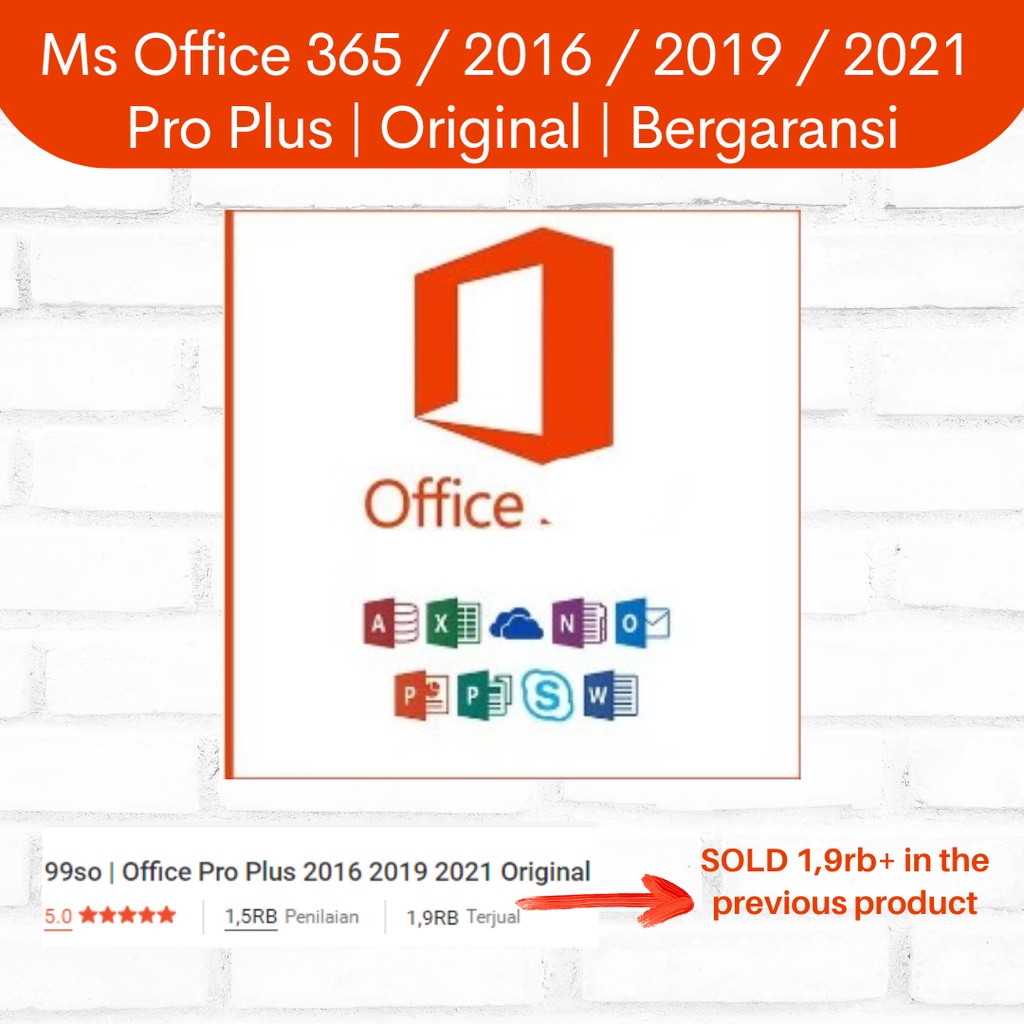 100  original   office 365   2016   2019   2021   win   mac   ipad   tablet   huawei  video panduan 