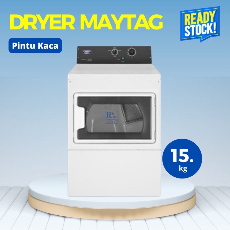 DRYER MAYTAG 15kg PINTU KACA