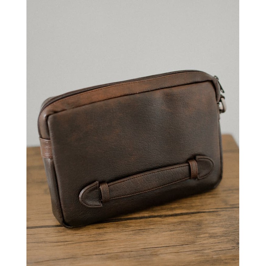 Promo   Oxford Brown - Tas clutch bag from The Daily Smith   Hanya di shopee