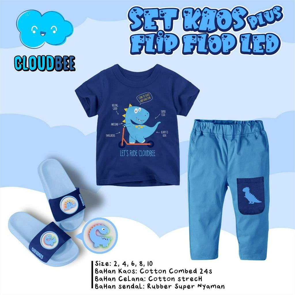 AfsheenaStoree Sale Baju set sendal slop led by cloudbee