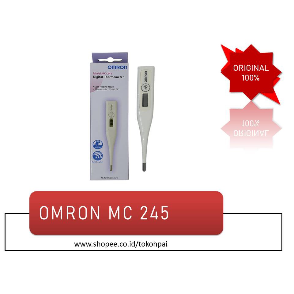 OMRON DIGITAL THERMOMETER MC-245 / TERMOMETER DIGITAL OMRON MC 245