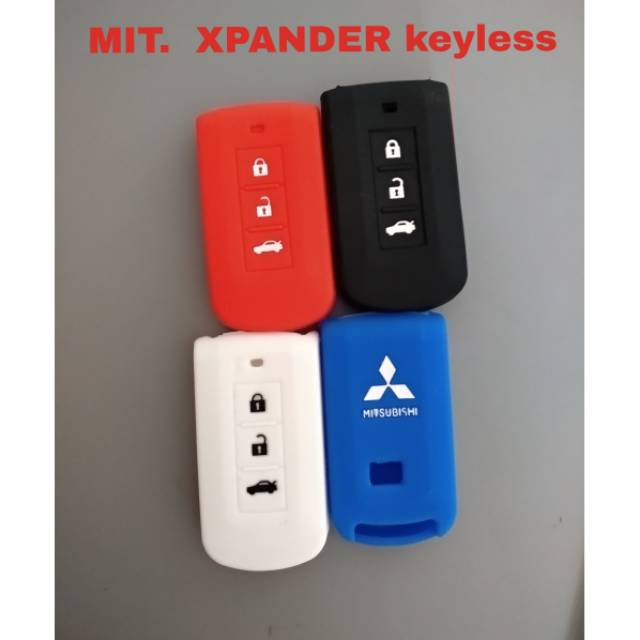 Kondom silikon remote mobil Mitsubishi Xpander, Pajero sport 2019 2018 keyless