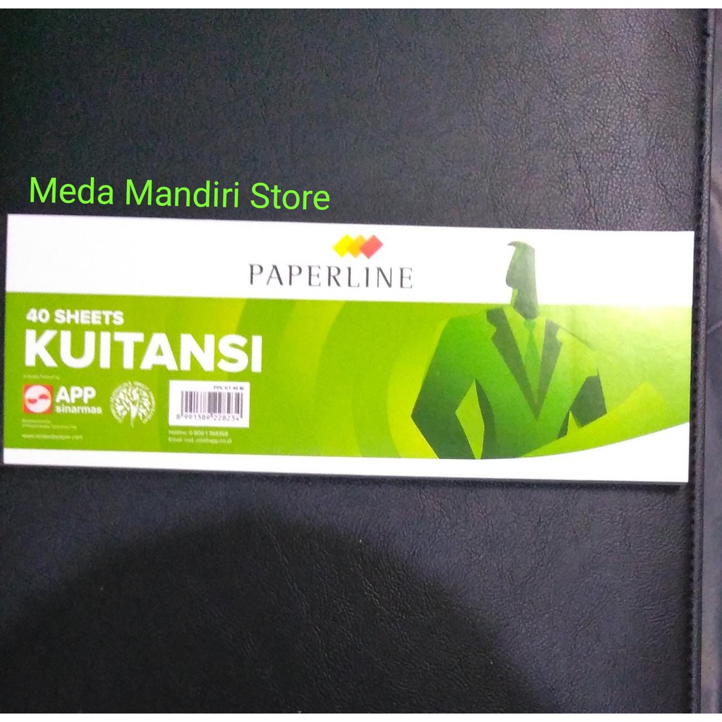 

Buku Kuitansi / Buku Kwitansi Sedang 40T Paperline