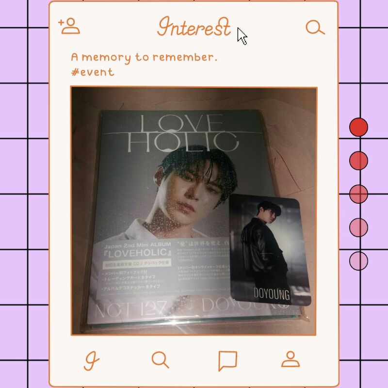 ALBUM LOVEHOLIC COVER DOYOUNG UNSEALED