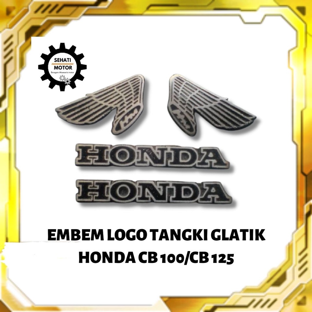 Embem logo tangki honda CB 100/CB 125