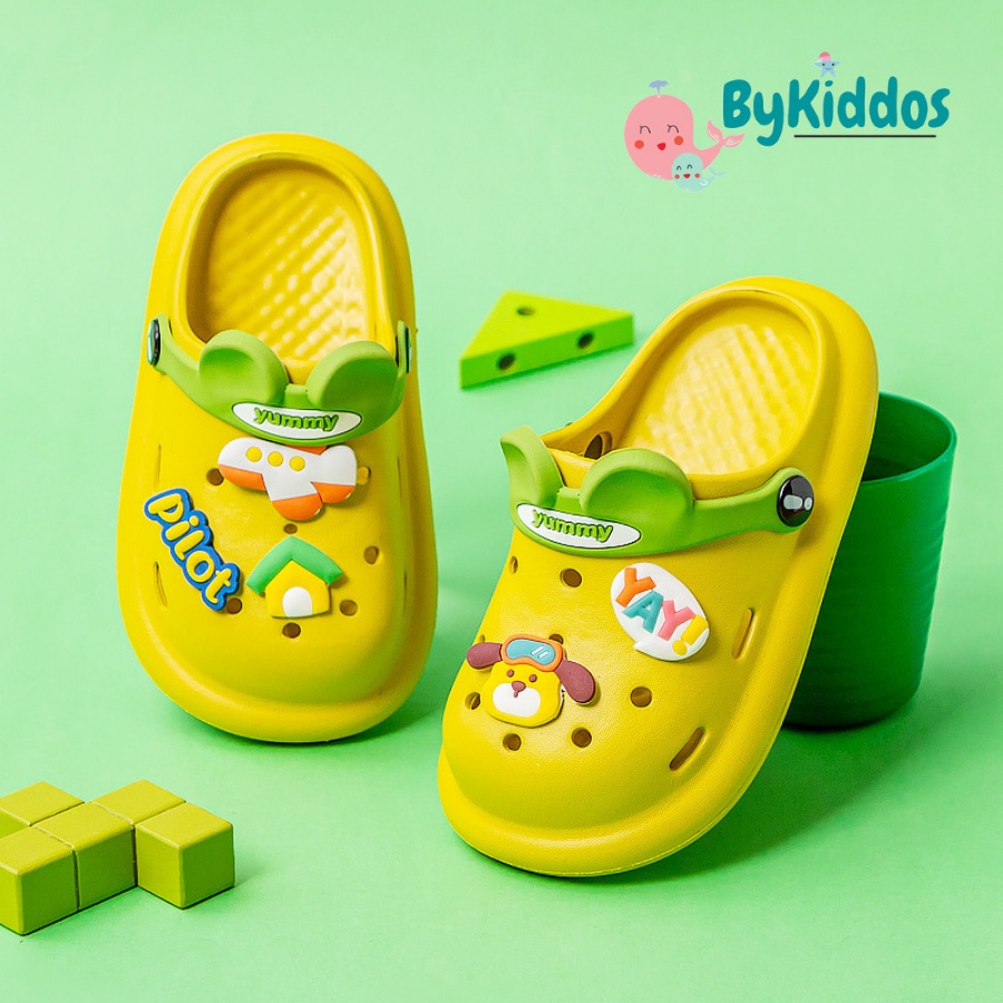 ByKiddos - Sandal Prewalker Slop Anak Laki-laki dan Perempuan Cewek Import