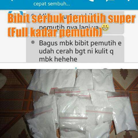 DISKON BIBIT SERBUK PEMUTIH 1KG| SERBUK BIBIT PEMUTIH + ARBUTIN | KILOAN MURAH MERIAH