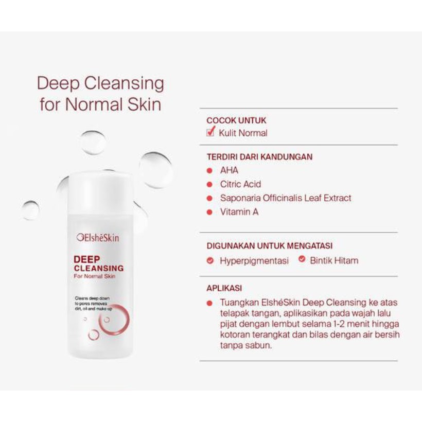 Elsheskin Deep Cleansing For Normal Skin