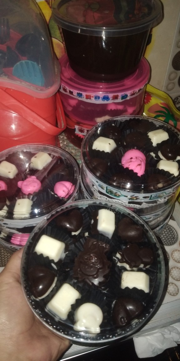 Per 12 Pcs Toples Kue Kering Bulat 1/4 Kg Ld0167 Stoples Plastik Mika Seperempat Delice Ld 0167
