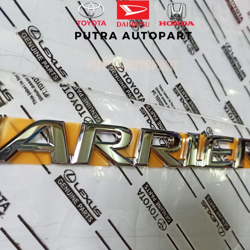 emblem tulisan harrier original