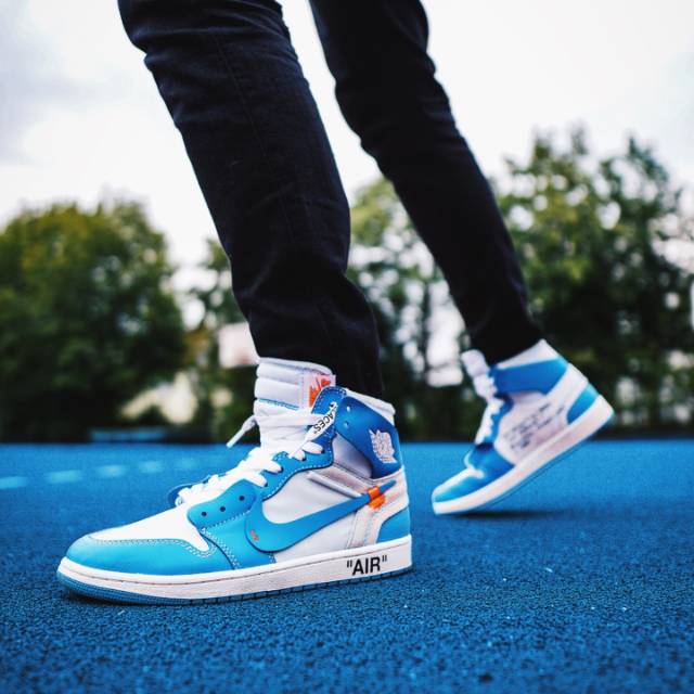 nike unc off white