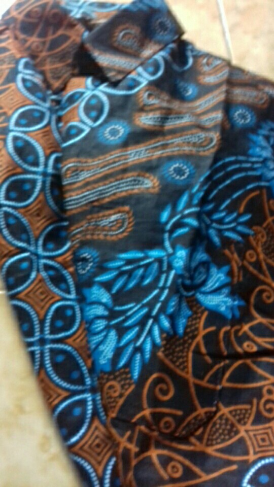 Bswart Batik Hrb026 Kenongo Hem Pendek Padi Pekalongan M L Xl Batik Pria Murah Modern Grosir