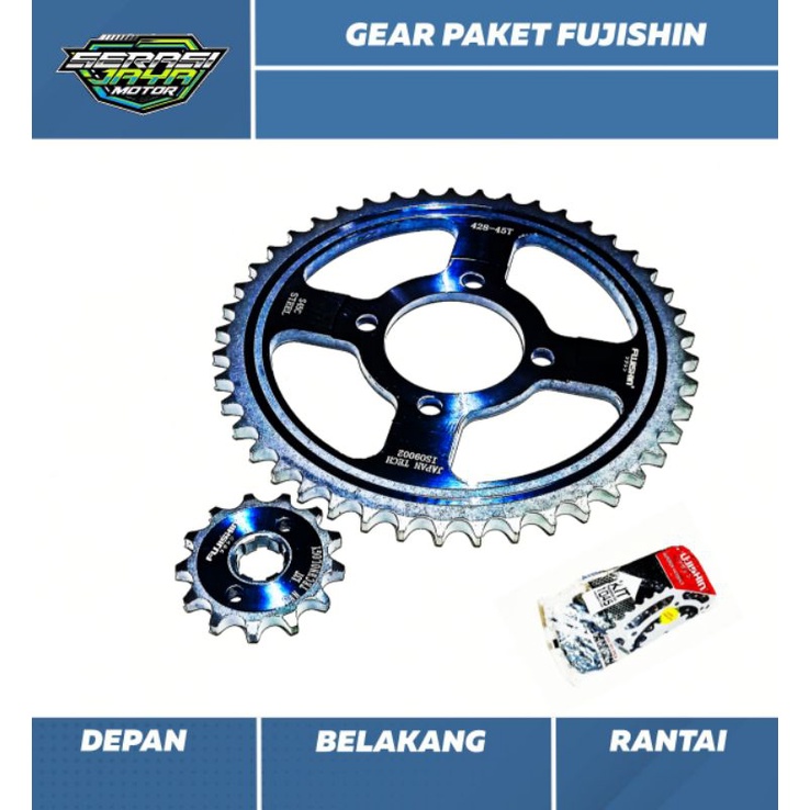 Fujishin GEAR PAKET SUPRA X (428HG-45T-13T-120L)