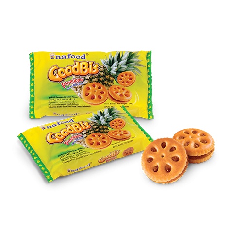 

Inafood GOODBIS Pineapple Jam Biscuits/Biskuit Selai Nanas