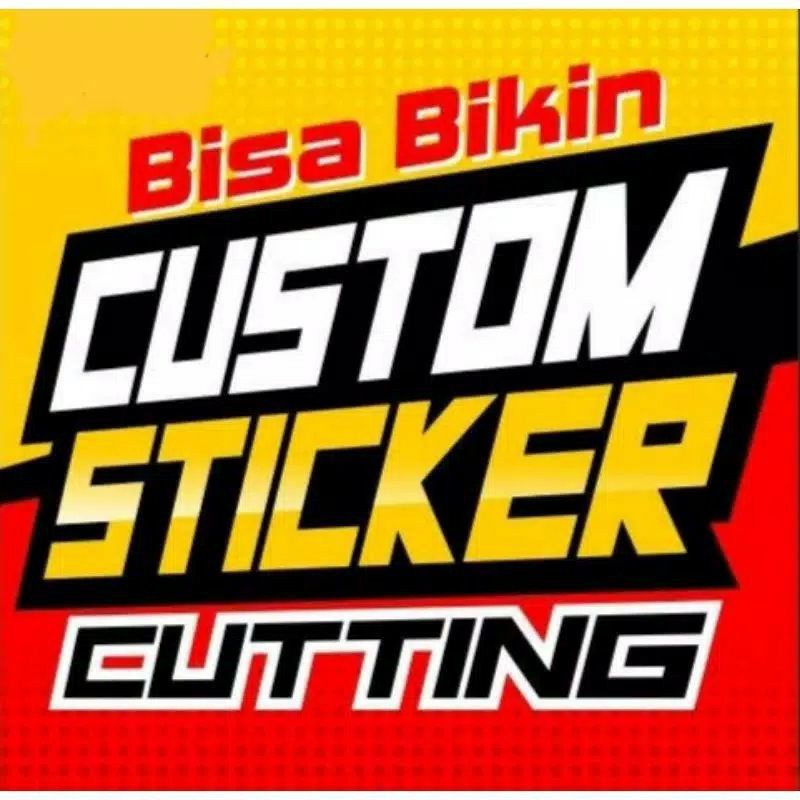 stiker sticker cutting bisa pesan sesuai keinginan anda gan