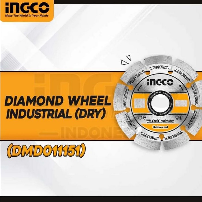 INGCO DMD011151 Diamond Wheel Dry Mata Gerinda Potong Granit Keramik
