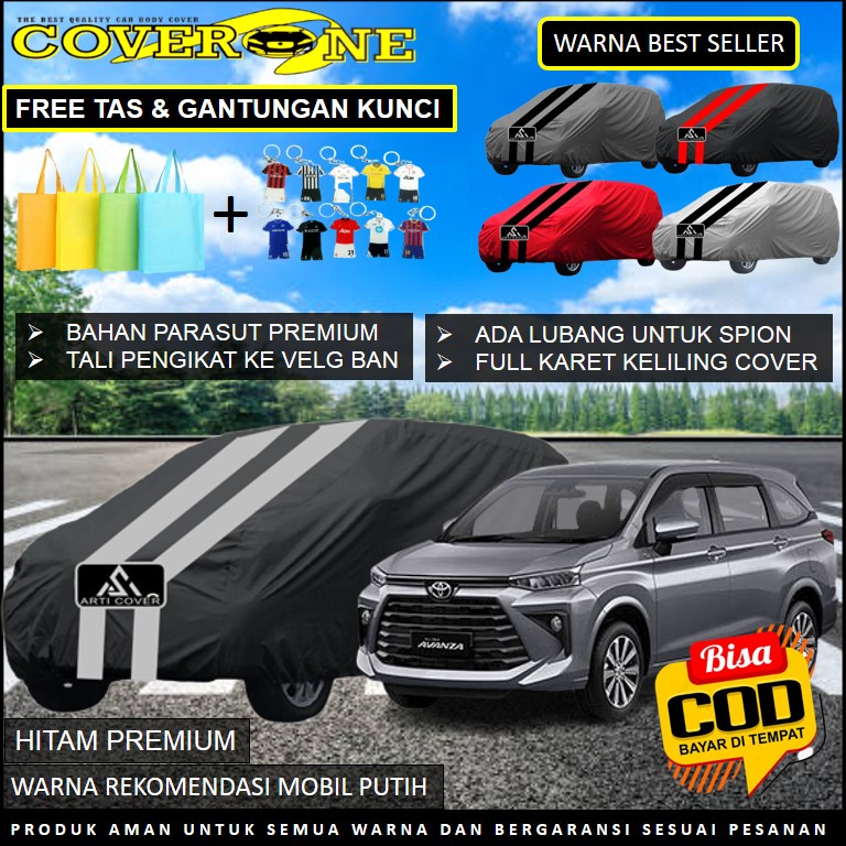 Selimut Sarung Body Cover Mobil Xenia Avanza Veloz / Mantel Penutup Mobil Xenia Avanza Veloz / Cover Mobil Outdoor Indoor / Selimut Mobil / Sarung Mobil / Cover Mobil Waterproof Anti Air Free Pengikat Ban