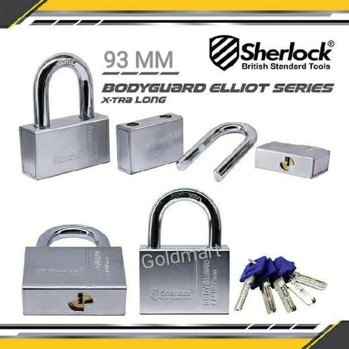 SHERLOCK BODYGUARD ELLIOT SERIES GEMBOK 93MM