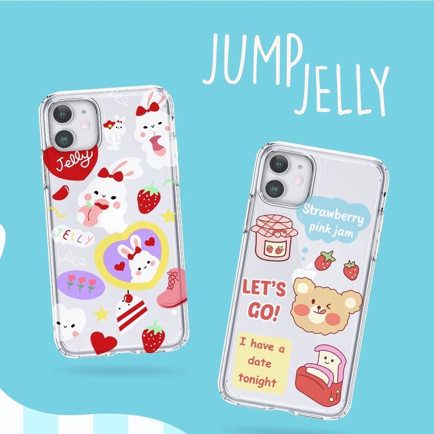 Jump Jelly printing anticrack case mi a1 5x a2 lite 6 pro 6x 8 lite 10 t pro 11 lite pocophone f1 f3 x3 nfc m3 redmi 9t s2 k20 pro go 3x 4a 4x 5 5a 5 plus 6 6a 7 7a