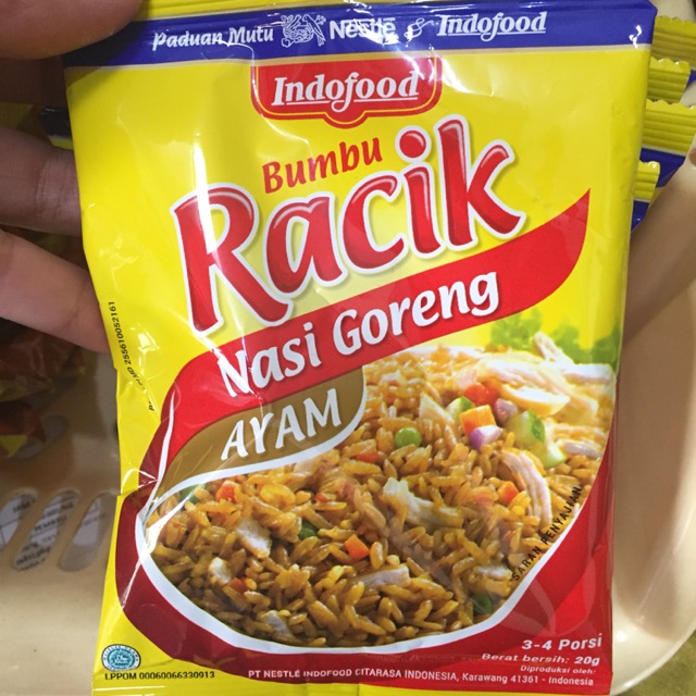 Bumbu Racik Nasi Goreng Ayam Perkedel Shopee Indonesia