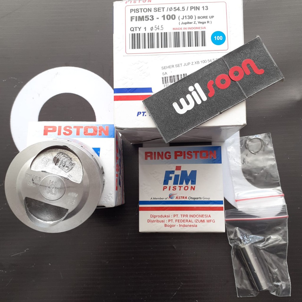 Piston Kit / Seher Kit FIM Yamaha Jupiter Z XB Oz 1.00 FIM 54.5mm PIN 13