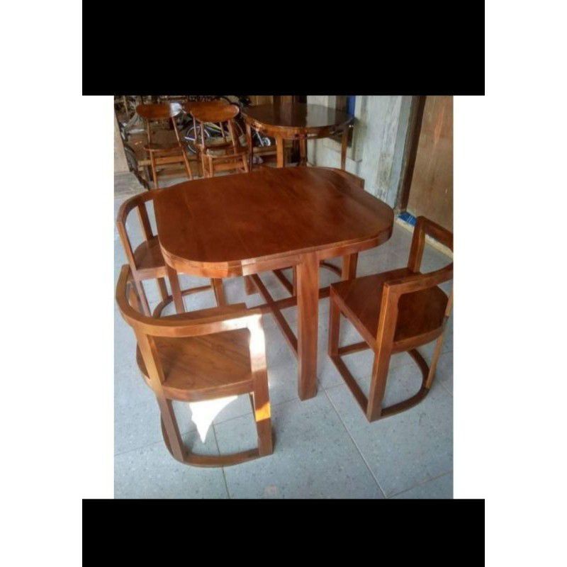 Meja makan bundar,kursi makan bundar,kursi makan minimalis,meja makan jatì,