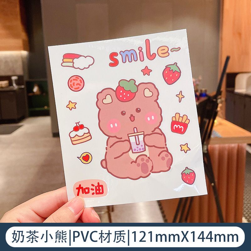 KOCHEN Sticker Kertas Aesthetic Decorative Animals Style Kawaii Scrapbook DIY Vintage Cute For Kids Tempelan Sticker Botol HP Leptop Tumblr