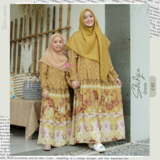  GAMIS  SHIDQIA C DRESS BY ZIZARA  Shopee Indonesia