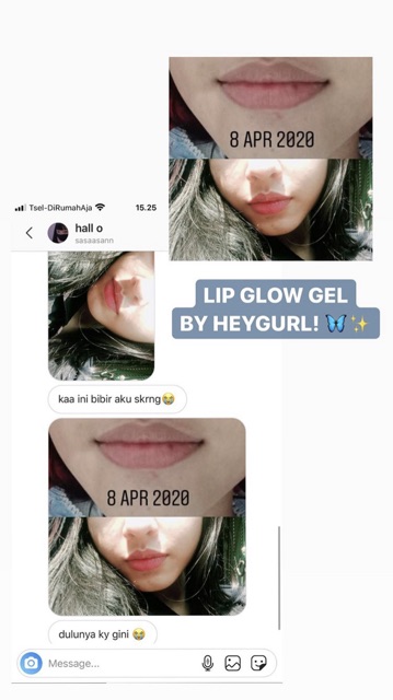 LIP GLOW OIL GEL HEYGURL BODY SCRUB PEELING GLOWY BY HEYGURL (HEYGURL.ID) lipglow