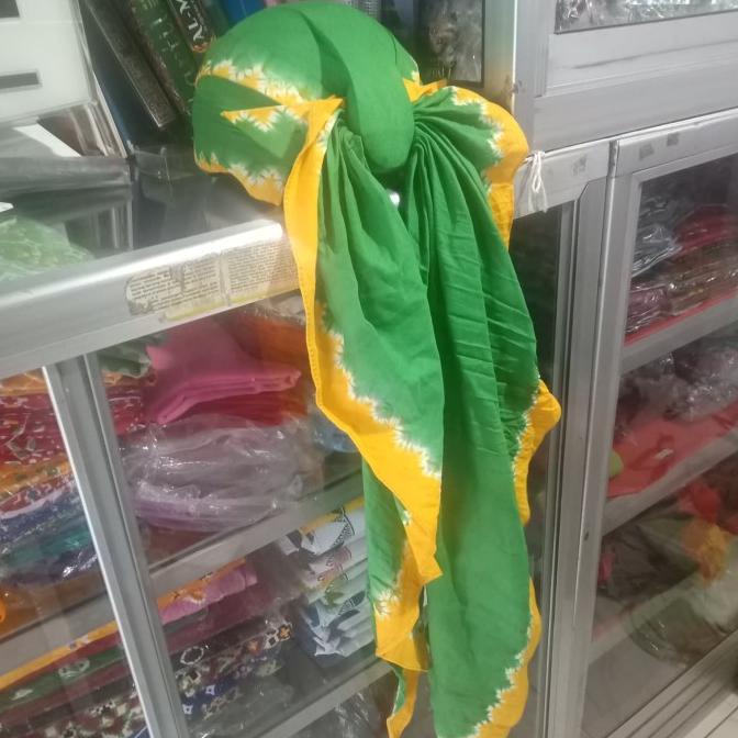 HOT SALE blangkon solo perbawan sliwir hijau jumputan