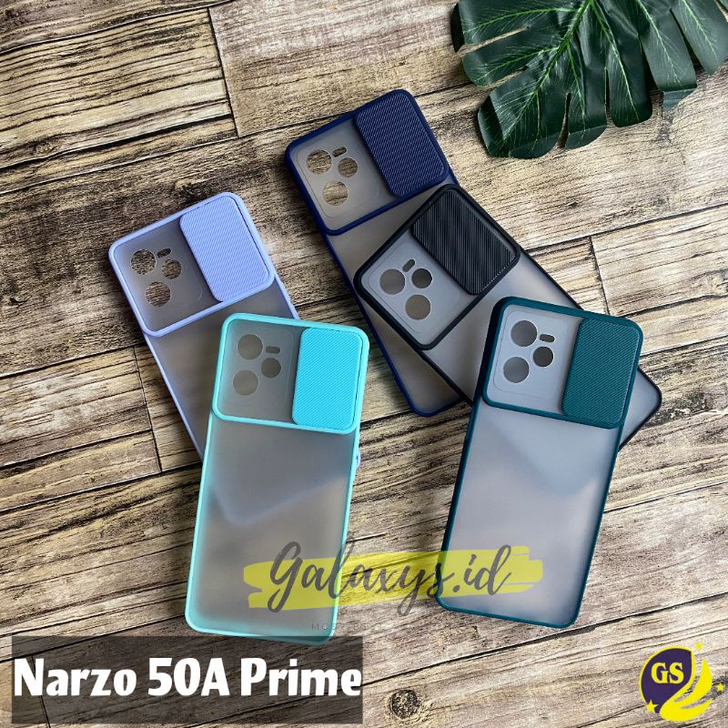 Realme C3 C35 C31 2022 / Realme Narzo 50A Prime Realme 9i 2022 Slide Case Protection Camera Matte Candy Kamera Sliding Casing Pelindung Kamera Sleding Slim Fuze Macaron