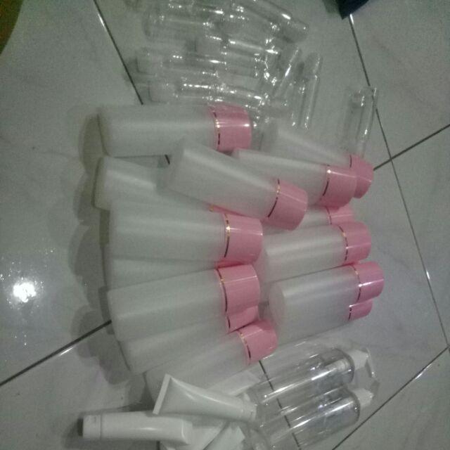 Botol Putri 100 Ml Natural Tutup Pink