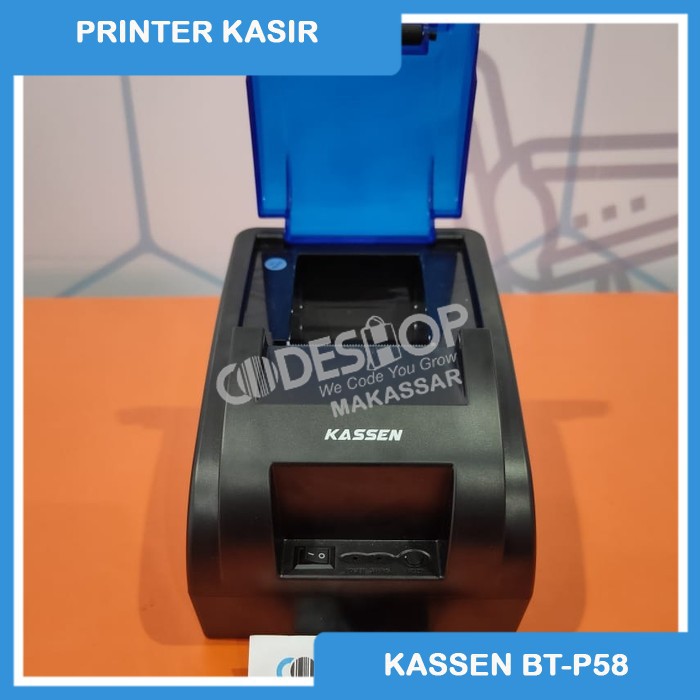 MESIN CETAK KASIR BLUETOOTH KASSEN BTP58 - PRINTER THERMAL BTP 58 (USB+BLUETOOTH)