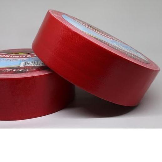 

♠ CLOTH TAPE/LAKBAN KAIN WARNA MERAH TACHIMITA BERKUALITAS 2 INCH 40 M - 207a ➯