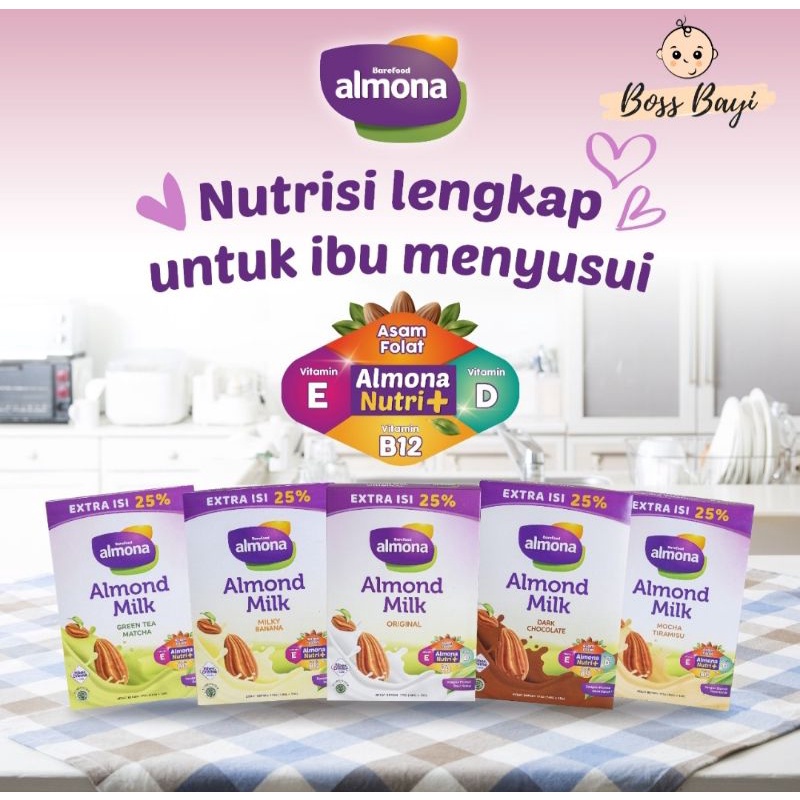 ALMONA - Susu Almond Pelancar Asi / Asi Booster 175gr