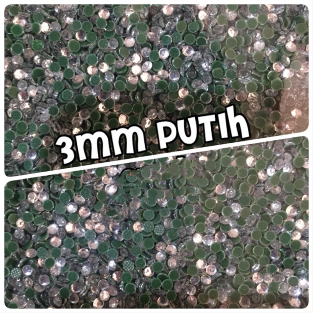 Suplier Motek Gosok 3mm Putih Diamond rpmNY1CjdGyRw