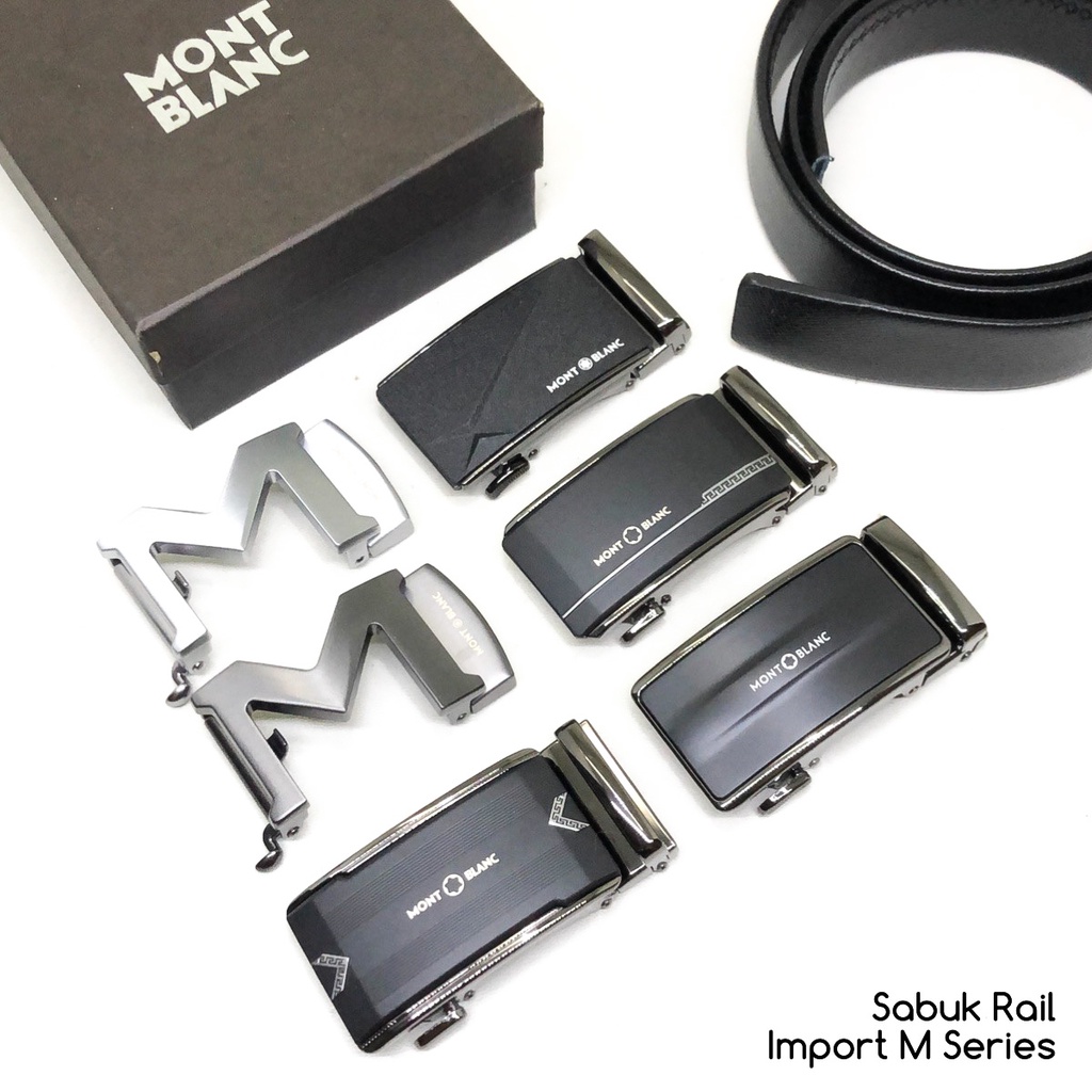 sabuk pria M series model rail import premium sabuk fashion murah