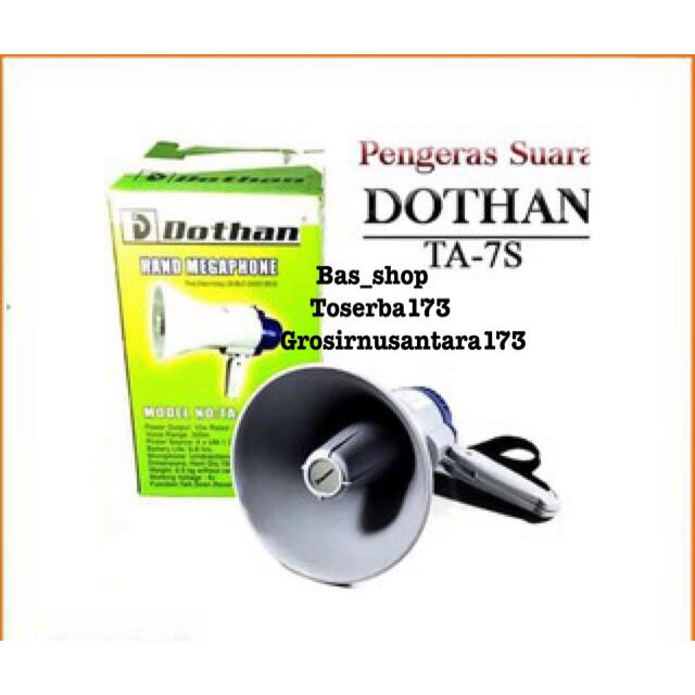 MEGAPHONE KECIL MULTIFUNGSI Dhothanta-7S / PEREKAM ALARM SIRINE MEGAPHONE / Alat Demo