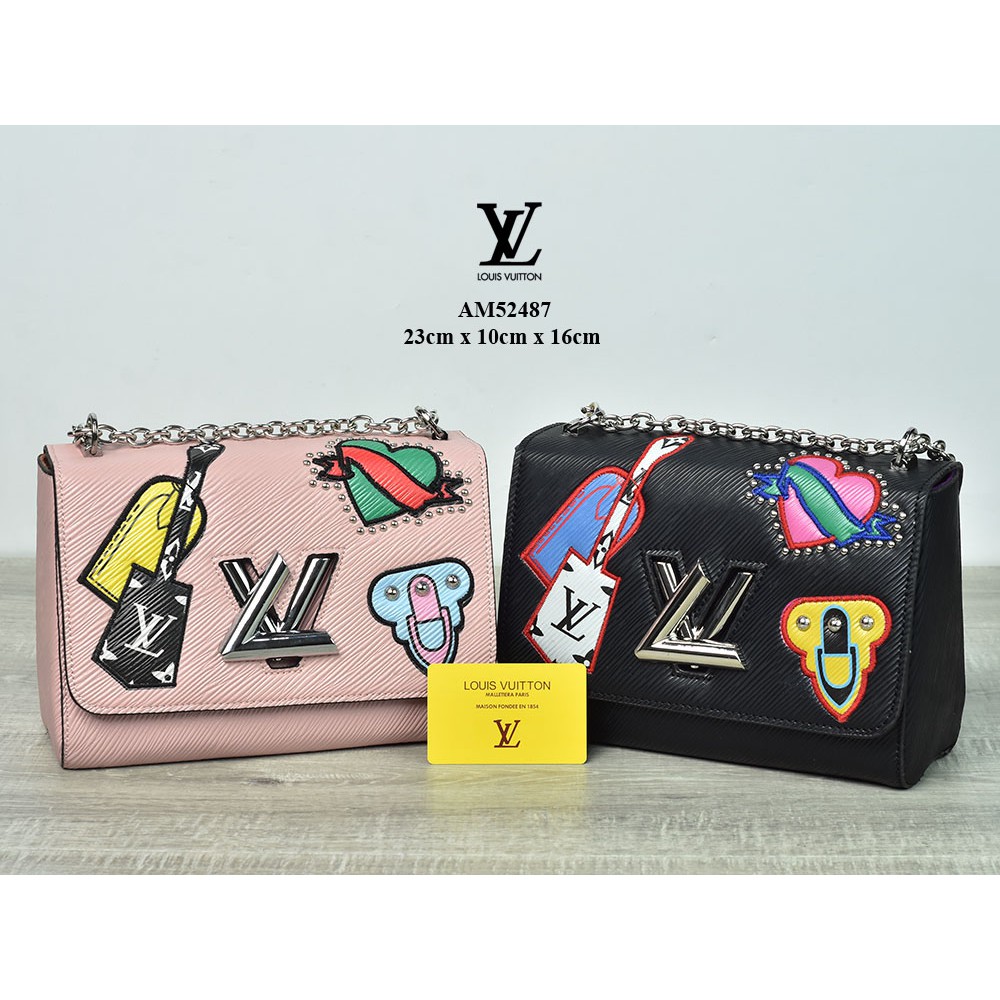 SUPPLIER TAS BRANDED Tas LV Twist MM Epi Leather Travel Trunk Semi Premium AM52487