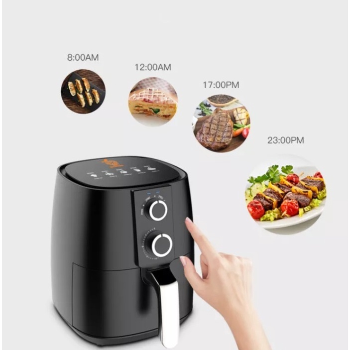 MILIKI SEGERA Penggorengan Tanpa Minyak Airfryer Penggorengan tanpa Minyak Anti Lengket