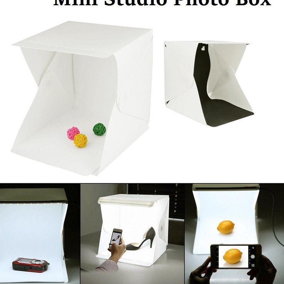 Buruan Mini Studio Photo Box Background Photo Studio Led Free Kabel Usb Cas ❤